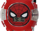 Accutime Marvel Spider-Man Digital Watch for Kids  Durable Plastic Time... - £21.90 GBP