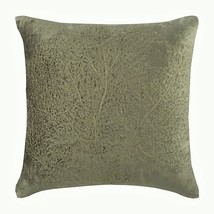 Zardozi Golden Tree 16&quot;x16&quot; Velvet Sage Green Pillow Cases, Gold Curiosity - £29.64 GBP+