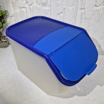 Vintage Tupperware 5.5L Modular Stackable Storage Bin – Flip-Top Lid Blu... - €16,26 EUR