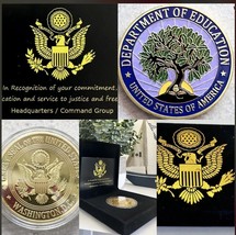 Department of Education Challenge Coin DOE USA - £18.70 GBP