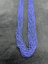 Lapis Lazuli Turkmen Handmade 32 strands  2mm Rondelle beadings unpolished - £116.29 GBP