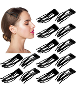 24 Pcs Double Grip Hair Clips Metal Snap Clips Women Barrettes for Hair ... - €10,71 EUR