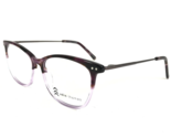 Adin Thomas Eyeglasses Frames AT-504 Grey Purple Tortoise Round 5-15-137 - $60.59