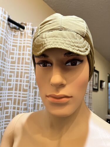 Winter Warm Beanie Fleece Lined Cap Adjustable Hat With Brim