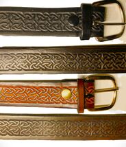 CELTIC   BELT  *  Nice Design  * Cowhide *  4 Colors *  1-1/2 wide - $32.95