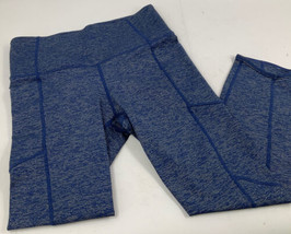 ATHLETA Women&#39;s Size Small Leggings Pockets Yoga Pants Blue Heathered Po... - £31.54 GBP