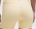 SHIPS TODAY ALIGN NO LINE HIGH RISE SHORT 6” BUTTER CREAM 0 2 4 6 8 10 1... - $114.95