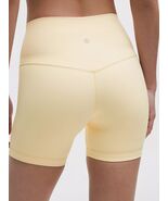 SHIPS TODAY ALIGN NO LINE HIGH RISE SHORT 6” BUTTER CREAM 0 2 4 6 8 10 1... - $114.95