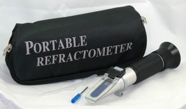 BEST DEAL!  Salinity Salt Refractometer 4 Aquarium, Hydrometer SOFTCASE - - £17.67 GBP