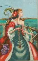 Complete Xstitch Kit with LINEN The Red Lady Pirate MD113 by Mirabilia - $98.99