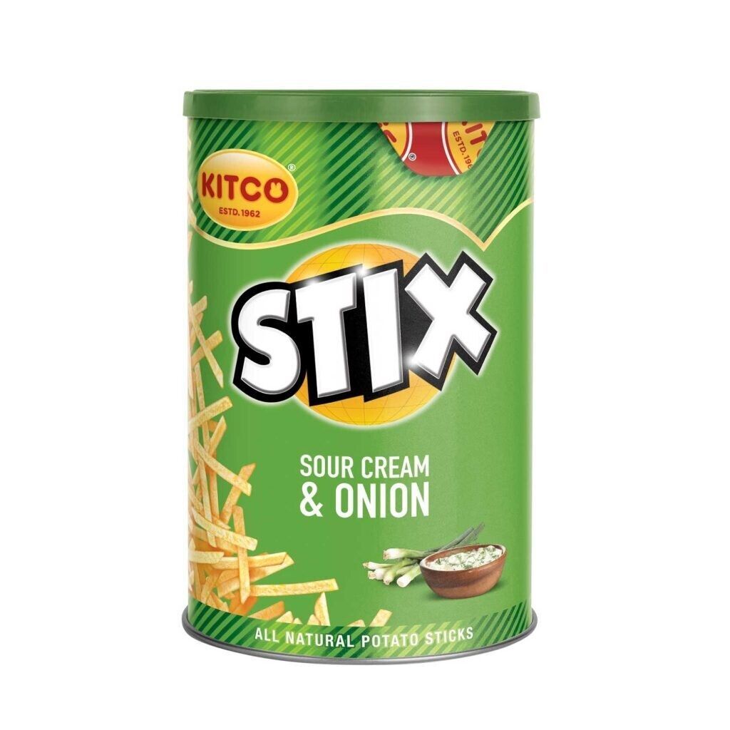 4 Pack X Kitco Stix Sour Cream and Onion Flavor Natural Potato Sticks (4... - $16.93