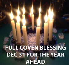 DEC 31ST FULL COVEN & SCHOLARS  YEAR AHEAD BLESSING CEREMONY MAGICK - $137.77