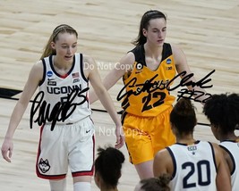 Caitlin Clark Paige Bueckers Signed Photo 8X10 Rp Reprint Uconn Iowa Womens - £15.94 GBP