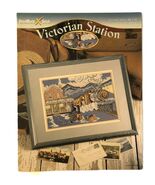 StitchWorld X-Stitch Victorian Station Train Leaflet only Needlework 1999 - $72.67 MXN