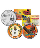 LEBRON JAMES * High School &amp; Rookie of the Year * Ohio Quarters 2-Coin U... - £7.43 GBP
