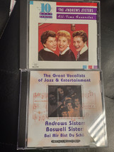 Lot Of 2 The Andrews Sisters : All Time Favorites + The A.S &amp; Boswell Sisters - £10.24 GBP