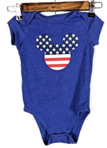 Disney Baby Bodysuit One Piece 24M American Flag Mickey Family Run July 4th - £11.15 GBP