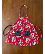 Handmade by PZQUILTS Reversible Child Apron with Pockets Featuring Wonde... - €21,43 EUR
