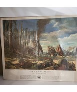 Color Print of &quot;Follow Me&quot; 1944 - The US Army in Action 21.5x18 - $41.03 CAD