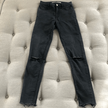 Zara Trafaluc Destroyed Skinny Raw Hem Jeans 4 - $16.56