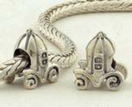 FJ015 Silver Cinderella Carriage Charm - £15.98 GBP