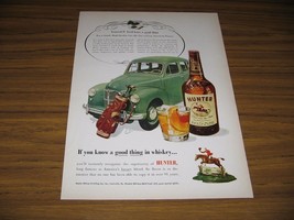 1951 Print Ad Hunter Whiskey Austin Motor Car Co. Leonard Lord - £9.27 GBP