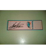 Greg Ray Autographed INDY IRL racing ticket stub - $9.99