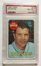 1969 Topps Ken Boyer #379 PSA 8.5 NM-MT+ Dodgers - £28.90 GBP