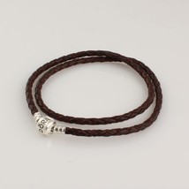 PL002-45 45cm Brown Leather Bracelet - £31.24 GBP