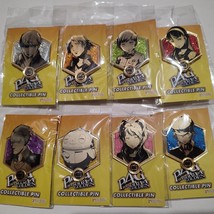 Persona 4 Golden Investigation Team Enamel Pins Set of 8 Official Collectibles - £61.08 GBP