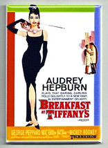 Breakfast At Tiffany&#39;s Movie Poster Magnet Audrey Hepburn Holly Golightly - £6.38 GBP