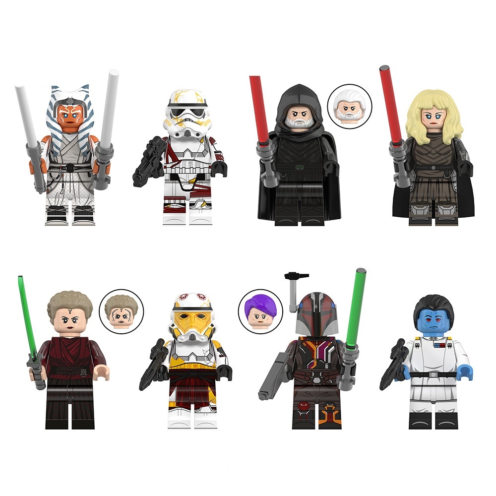 Asoka Season 1 Character Minifigures Star Wars TV Sets