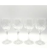 Noble Excellence Poland NXC1 Set 4 Crystal Wine Glasses 6 3/4” Blown Gla... - $836.73 MXN