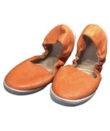 Kruzers Orange slip on flats Women’s Size 7.5 Medium Width - $30.52 CAD
