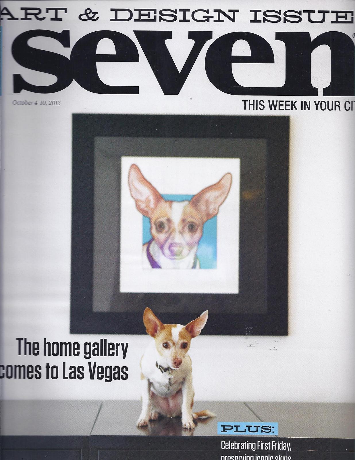 ART & DESIGN ISSUE  @ VEGAS SEVEN  Magazine OCT 2012 - $5.95