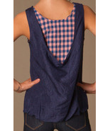 NWT $258 New Womens Marc Jacobs Silk Sleeveless Top Blue Pink Checks M C... - $255.42