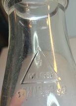 ONE PINT MILK BOTTLE EMBOSSED WITH 7 MINN SEALED 52 LC image 2