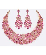 Crystal Collar Necklace & Earrings Sets - £39.62 GBP