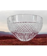 Led Chrystal Fruit Bowl Large Heavy Clear 5lb 5 H 8 1/2 Diameter VTG Fla... - $12.59