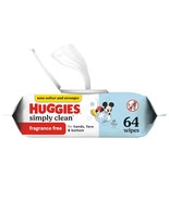 Huggies Simply Clean Unscented Baby Diaper Wipes, 1 Flip-Top Pack (64 Wi... - $62.15 MXN