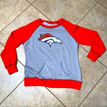 Majestic Denver Broncos long sleeve front pouch pocket large shirt - $18.50