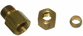 Big A Service Line 3-166540 Brass Hex Reducer coupling 5/16&quot;x1/4&quot; Lot Of... - £59.60 GBP