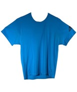 Adidas Mens Freelift Short Sleeve Shirt Blue Light Training T-Shirt Clim... - $23.76