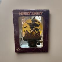 Spooky Witch Full Moon Haunted House Halloween Night Light Costco New NIB - $14.85