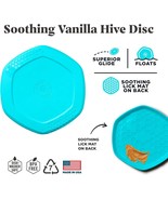 Vanilla Scented Hive Frisbee Disc for Dogs -Blue, Floats, With Lick Mat ... - £18.56 GBP