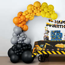 DIY Balloon Garland Arch Kit - Construction Site Theme - Birthday Party ... - £10.14 GBP+