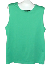 Xios Men’s Green Sleeveless T-Shirt Cotton Size 2XL - £12.61 GBP