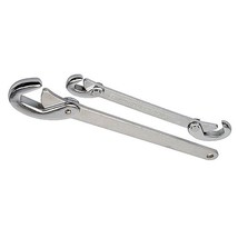 BRAND NEW MULTI WRENCH SET 2PCE PLUMBING DIY KIT SPANNER CHROME PLATED P202 - $19.65