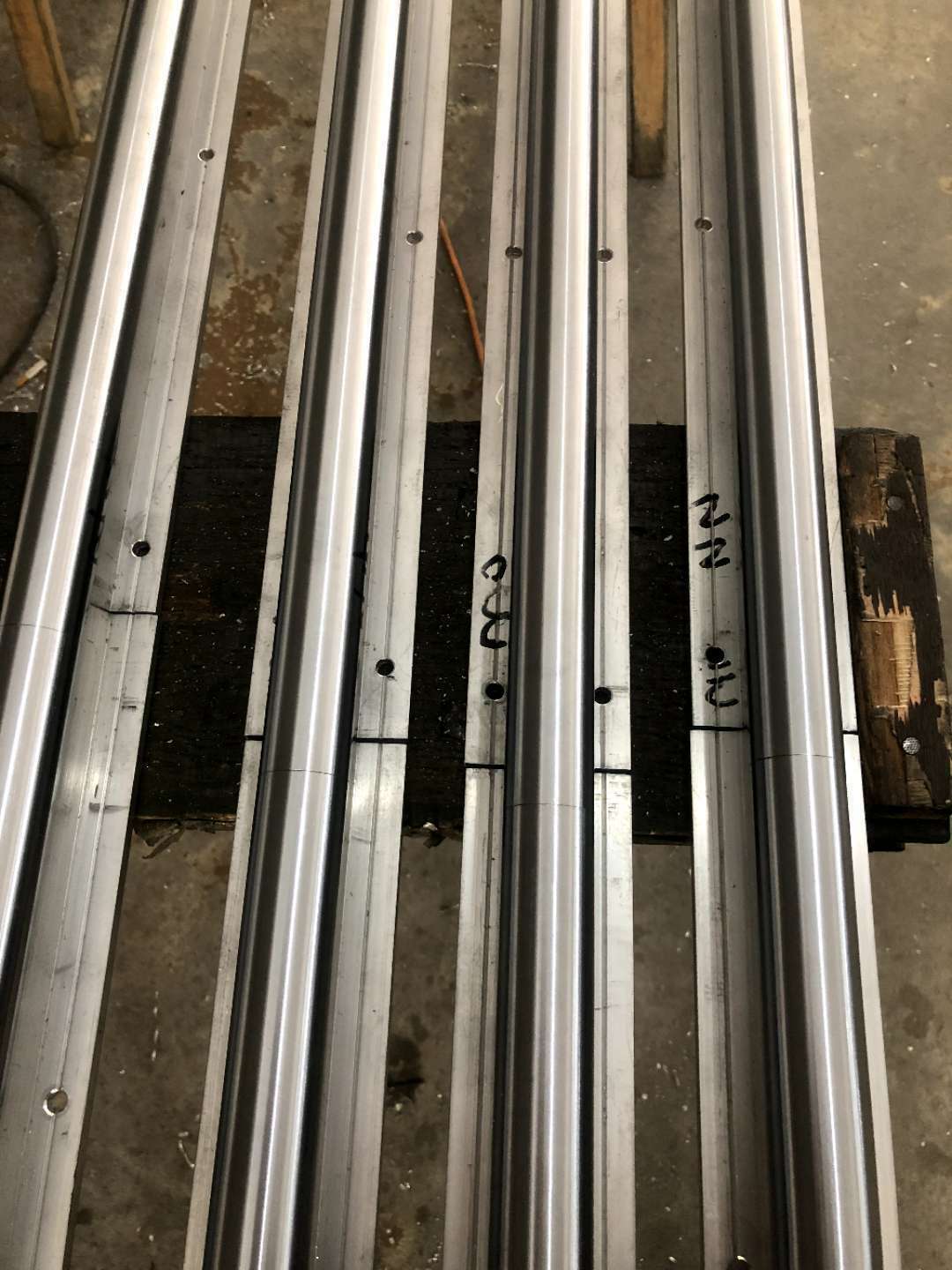 2 pcs SBR20-5000mm Jointed LINEAR RAIL SHAFT ROD with 4 SBR20UU Item image 3