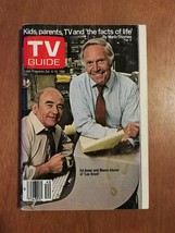 TV Guide October 4-10, 1980 - Ed Asner Mason Adams in Lou Grant - Marlo Thomas - £5.22 GBP